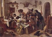 Jan Steen Beware of Hxury oil painting reproduction